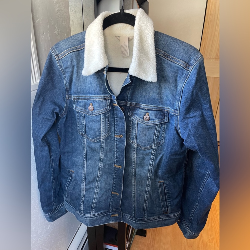 Duluth Trading Company Sherpa Lined Denim Jacket